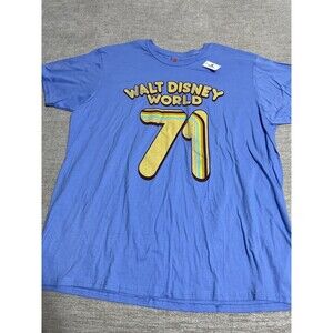 Disney Parks T-Shirt Adults 2XL Walt Disney World 71 Blue New With Tags